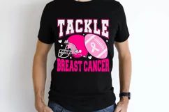 Tackle breast cancer SVG, Breast Cancer Awareness Svg Product Image 6