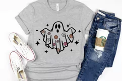 Spooky season SVG, Hippie halloween SVG, Retro halloween SVG Product Image 6