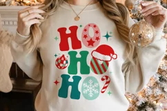 Ho Ho Ho SVG, Christmas Svg, Retro Christmas SVG Product Image 6
