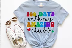 100 days with my amazing class SVG, 100 days of school SVG, Product Image 6