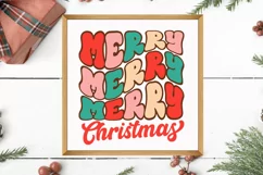Merry merry merry Christmas SVG, Merry Christmas SVG Product Image 10