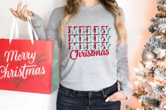 Merry Merry Merry Christmas SVG, Merry Christmas SVG Product Image 7