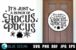 Hocus Pocus Sign SVG, I'ts just a bunch of Hocus Pocus Product Image 2