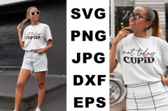 Not today Cupid SVG, Anti Valentine shirt SVG Product Image 2