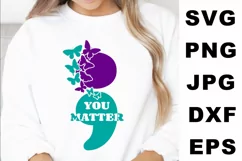 Suicide Awareness SVG, Semicolon SVG, Suicide Awareness PNG Product Image 3
