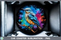 GorgeousMockingbird Car Coaster design.