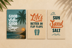 Mocktails Sunday - Tropical Vintage Font Duo Product Image 10