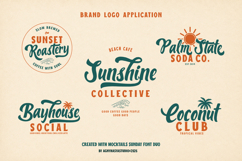 Mocktails Sunday - Tropical Vintage Font Duo Product Image 7