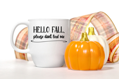 Hello Fall, Please Don't Leaf Me | Digital Cut File Product Image 9