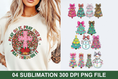 04 Christmas Tree Sublimation - Christmas PNG Design Product Image 1