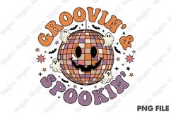 Retro Halloween Groovy PNG Sublimation Product Image 1
