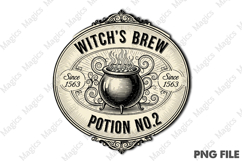 Potion Bottle Labels Sublimation Product Image 1