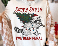 Sorry Santa I&#039;ve Been Feral SVG PNG File Product Image 2