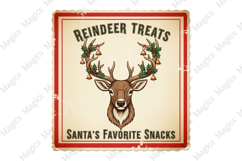 Vintage Christmas Labels PNG Bundle Product Image 2