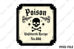 Potion Bottle Labels Sublimation Product Image 1