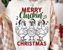 Merry Cluckin&#039; Christmas SVG PNG File Product Image 2