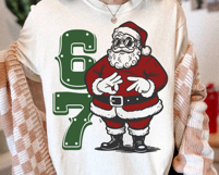 Six Seven 67 Santa Claus SVG PNG File Product Image 2