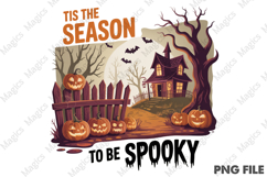 Vintage Halloween PNG Sublimation Product Image 1