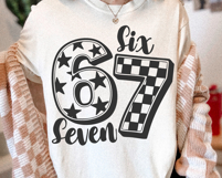 Six Seven 67 SVG PNG File Product Image 2