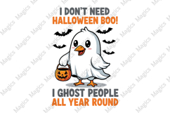 Cute Ghost Chicken PNG Product Image 1