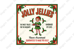 Vintage Christmas Labels Sublimation Bundle, Labels Design Product Image 3