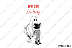 Halloween Pin-up Girl Ghost SVG PNG Product Image 2