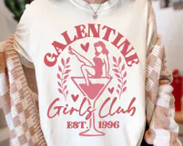 Galentine Girls Club SVG PNG File Product Image 4