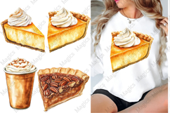 Watercolor Autumn Foods Clipart Product Image 1