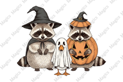 Boo Ghost Raccoon Duck Png Product Image 1
