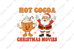 Hot Cocoa Christmas Movies PNG Product Image 1