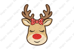 Christmas Glitter Reindeer Png Product Image 1