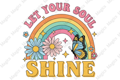 Rainbow Shine Png Sublimation Product Image 1