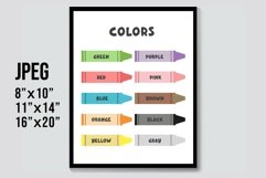 Colors Educational Prints JPEG Product Image 1