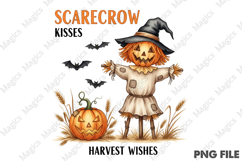 Vintage Halloween Scarecrow Sublimation Product Image 2