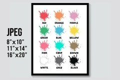 Colors Educational Prints JPEG Product Image 1
