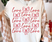 Love Love Love SVG PNG File Product Image 4