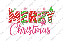 Glitter Merry Christmas Png Product Image 1