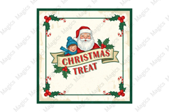 Vintage Christmas Labels Sublimation Bundle, Labels Design Product Image 7
