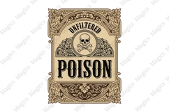 Halloween Potion Label Sublimation Design Product Image 1