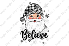 Christmas Believe Santa Claus Png Product Image 1