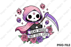 Pink Halloween Quote PNG Sublimation Product Image 2