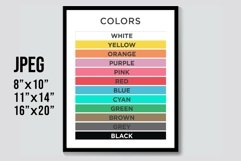 Colors Educational Prints JPEG Product Image 1