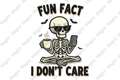 Skeleton Coffee Halloween Png Product Image 2