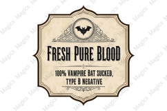 Halloween Potion Label Sublimation Design Product Image 1