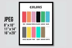Colors Educational Prints JPEG Product Image 1