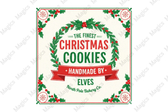 Vintage Christmas Labels Sublimation Png Product Image 1