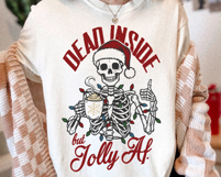 Dead Inside But Jolly Af SVG PNG File Product Image 2