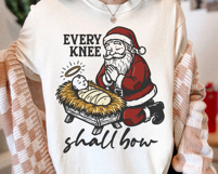 Every Knee Shall Bow SVG PNG File Product Image 2