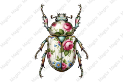 Floral Beetle PNG Sublimation Product Image 1