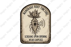 Vintage Halloween Labels PNG Product Image 1